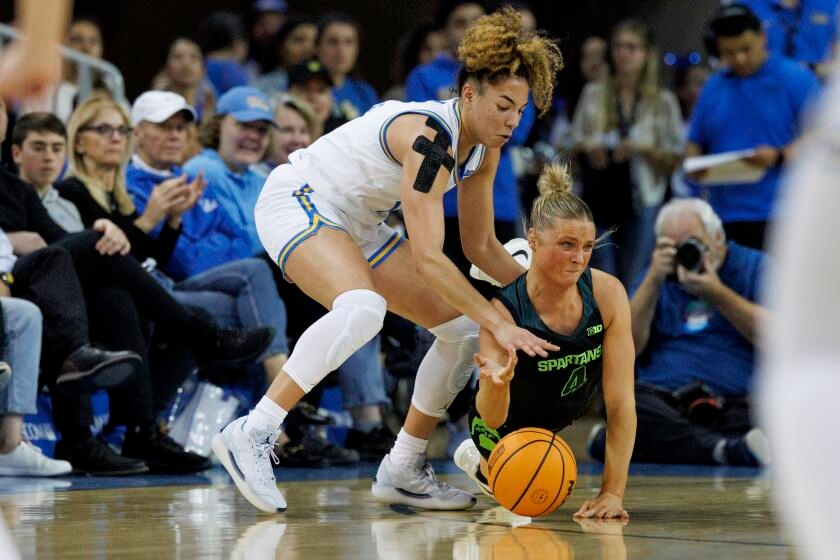 With Lauren Betts out, No. 1 UCLA survives No. 22 Michigan State upset bid in thriller