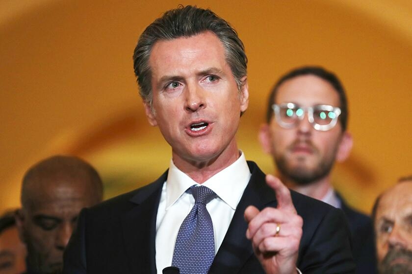 In a break from progressives, Newsom says soliciting older minors for sex should be a felony