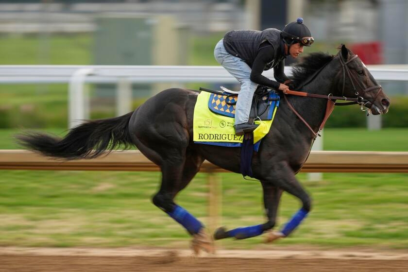 Bob Baffert scratches one of his two horses for the Kentucky Derby