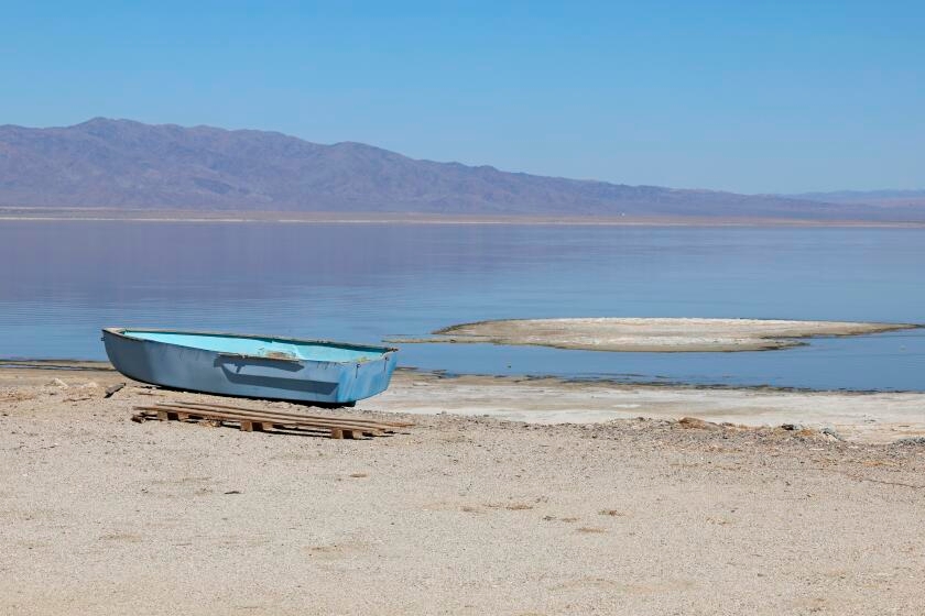 Salton Sea is emitting foul-smelling hydrogen sulfide gas, triggering health concerns