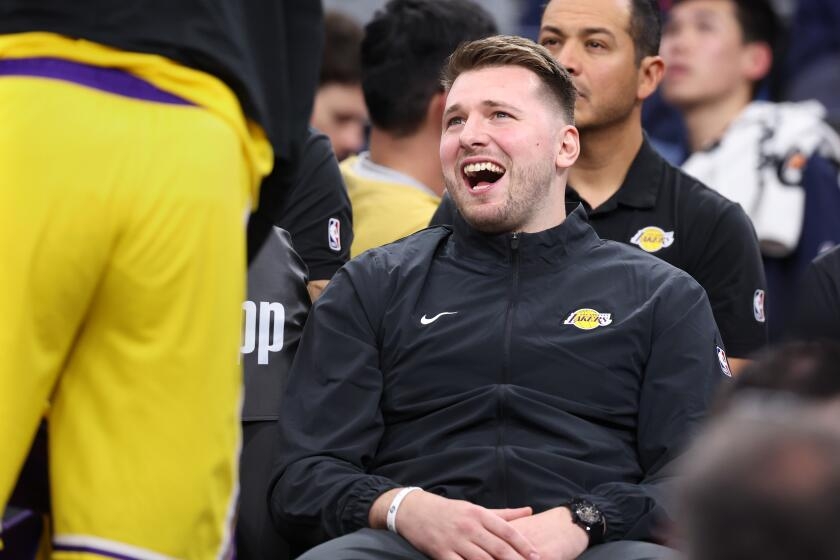 L.A. native upset Luka Doncic is a Laker. He's raising money to protest trade with billboards in Dallas