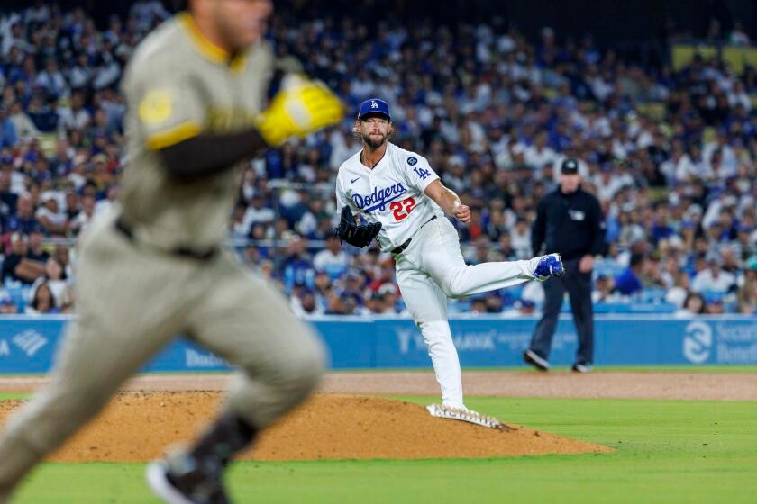 Plaschke: The 'legend' Clayton Kershaw is legendary again for Dodgers