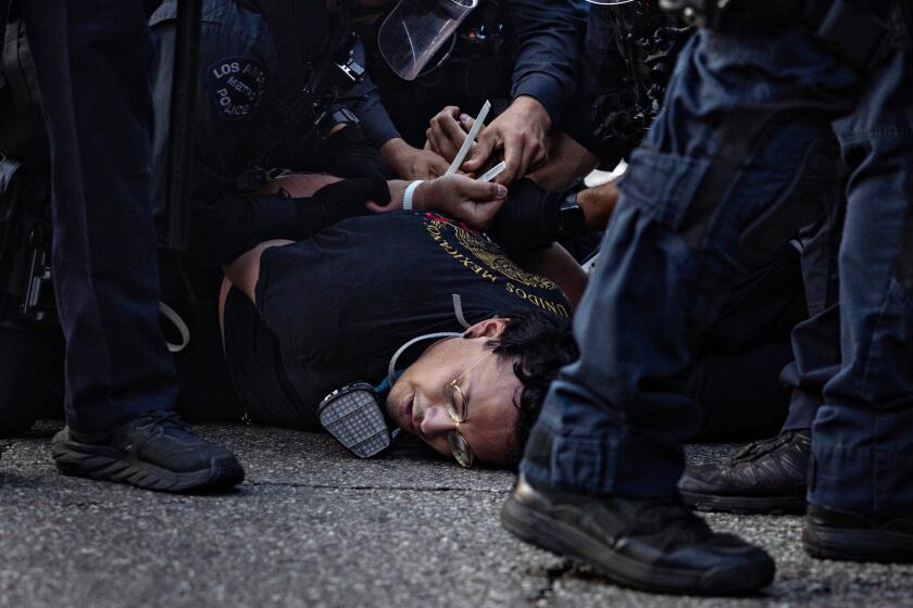 L.A. law enforcement's treatment of journalists during protests is once again under scrutiny