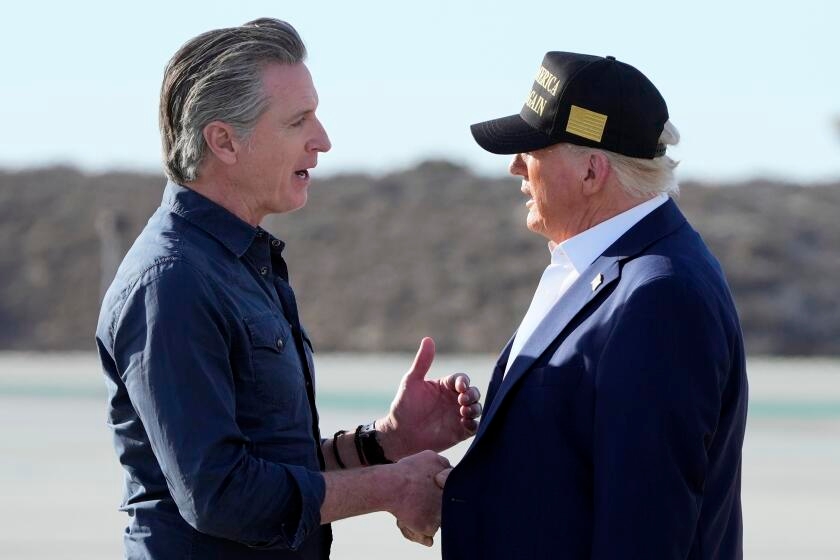 Skelton: The gift Trump never meant to give: the spotlight to Democratic adversary Gavin Newsom