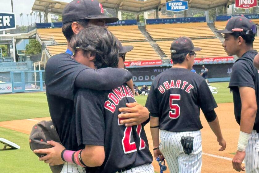 Prep talk: Matthew Gonzalez of Banning shows how to play at Dodger Stadium