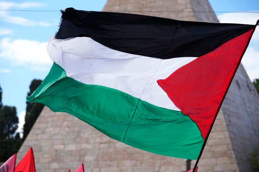 Agoura Hills home displaying Palestinian flag attacked in hate crime, authorities say
