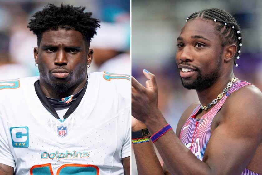 Noah Lyles says his race against Tyreek Hill has been canceled due to 'complications'