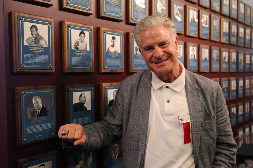 Jim Lampley wasn't supposed to fall in love with boxing. Instead, he became its voice