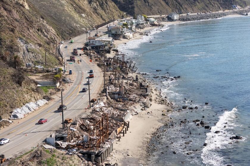 Pacific Coast Highway in Palisades burn area could reopen to public by end of May
