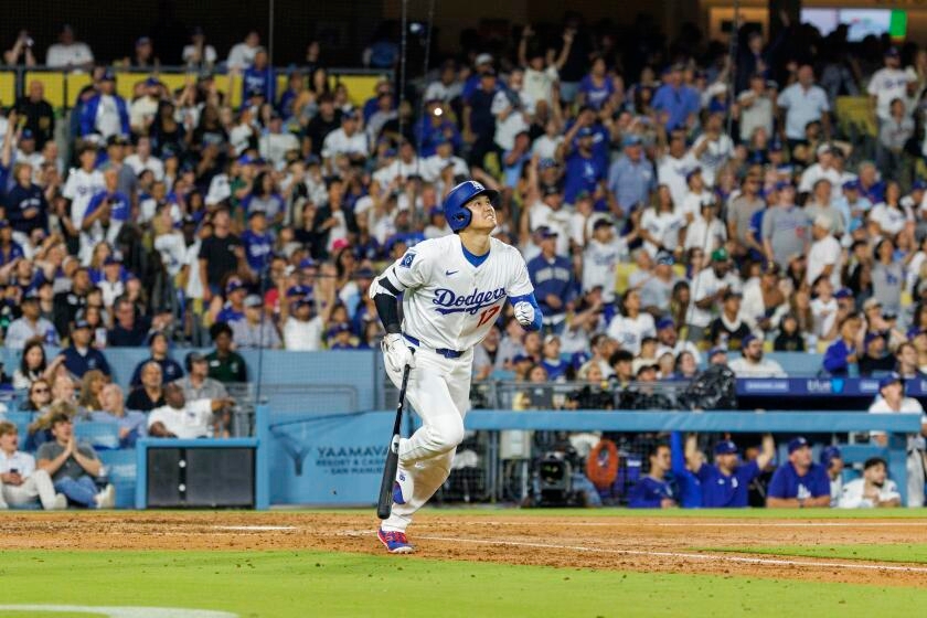 Hernández: 'I have no words for it.' Dodgers star Shohei Ohtani inspires awe and confidence
