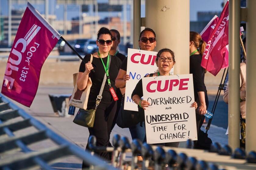 Air Canada strike leads to canceled flights around L.A.