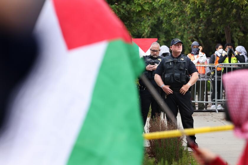 Demonstrators sue UCLA over handling of pro-Palestinian protests