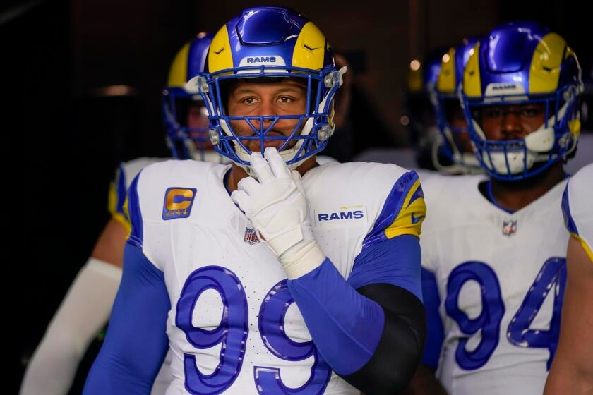 Ex-Rams star Aaron Donald granted restraining order against woman who claims she's his wife
