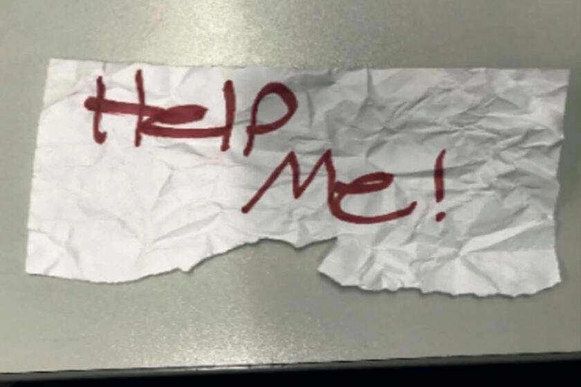 13-year-old girl scribbled 'Help me!' Now her kidnapper has a 35-year prison term