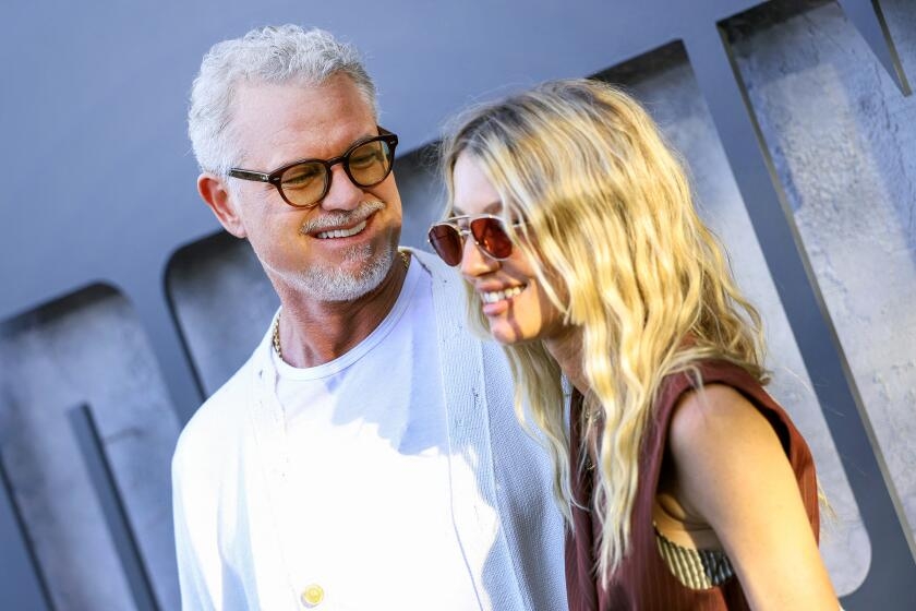 Eric Dane, who famously bathed with 2 women, now appears tangled up with 3