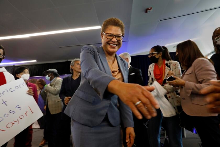 Mayor Karen Bass is looking vulnerable. But will anyone challenge her in 2026?