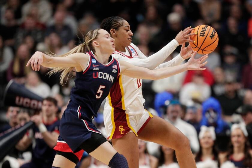 USC women fall again to Paige Bueckers and UConn in Elite Eight of NCAA tournament