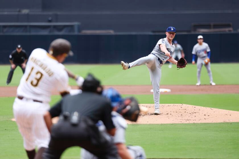 'He's 1 of 5.' How Ben Casparius worked his way into the Dodgers' starting rotation