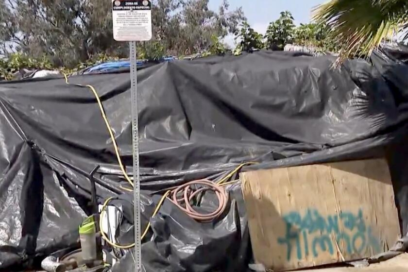 2 found dead inside tent in Westlake months after fatal fire at same encampment