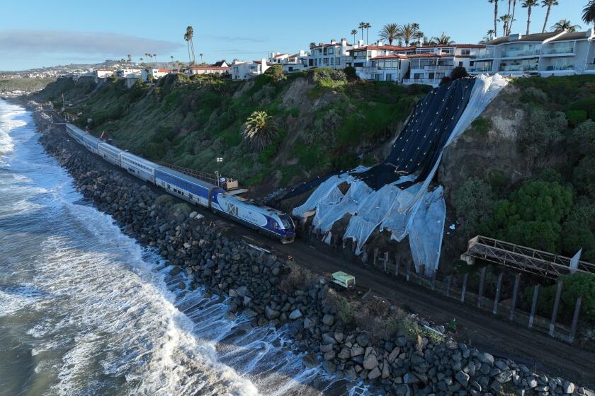 Coastal rail closed due to landslide risk to resume service between San Diego and Orange counties