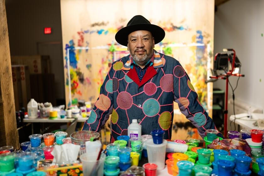 From a job at Ikea to a show at the Broad museum: Jeffrey Gibson's long path to art stardom