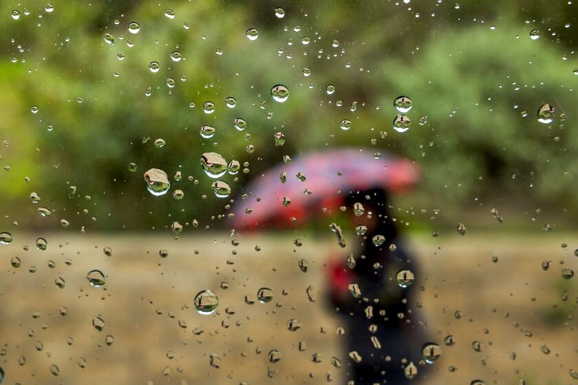 Southern California in a cool, rainy pattern for the next week — if not longer