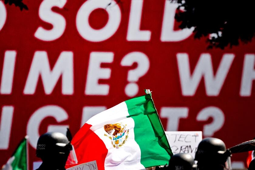 The downtown L.A. mural that was a prophetic backdrop to ICE street protests