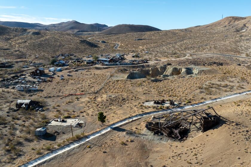In the Mojave Desert, a gold rush sparks a mini real-estate boom for old mines