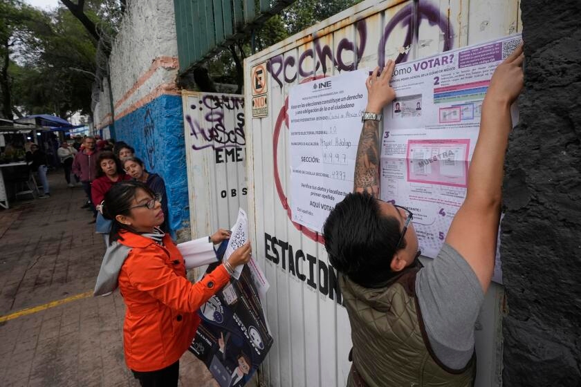 Mexicans cast ballots for nation's judges in controversial, first-ever vote