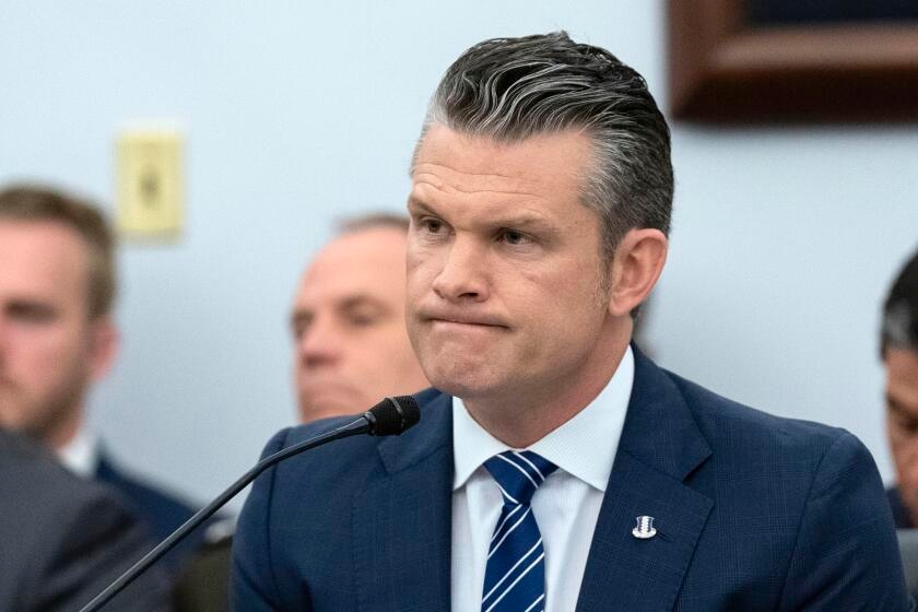 Abcarian: Defense Secretary Pete Hegseth's embrace of unchristian Christian nationalism