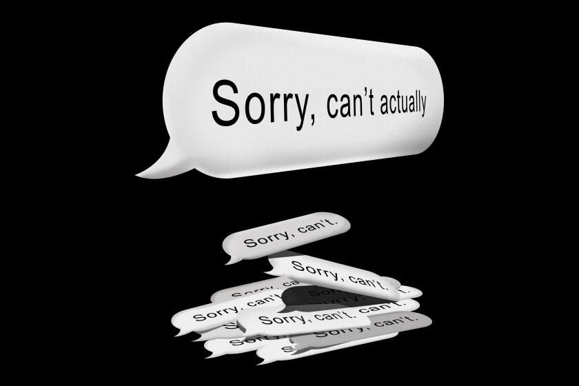 How many times is too many times to flake on someone?