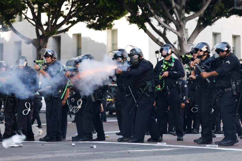 LAPD chief defends police tactics during protests: 'Swift and measured action'