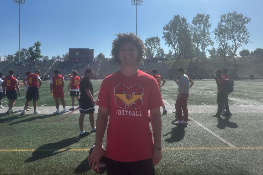 Luke Fahey leads Mission Viejo High to own passing tournament title