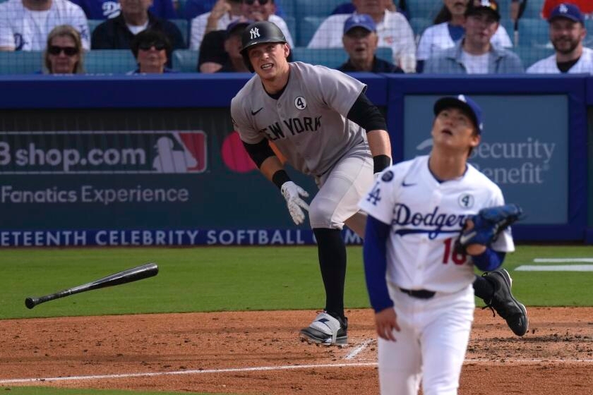 Yoshinobu Yamamoto runs into problems quickly as Yankees thwart Dodgers sweep