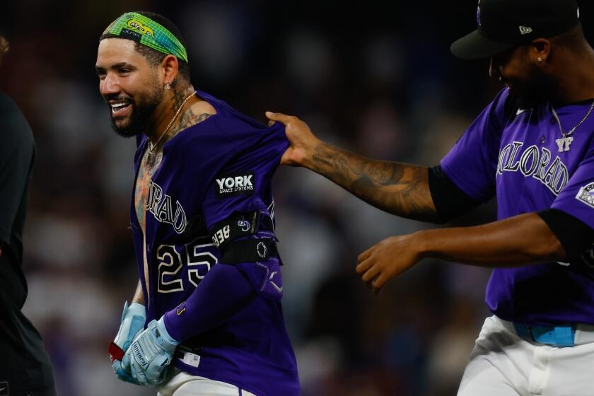 Coming off sweep, Dodgers can't stop Rockies from rallying to walk-off win