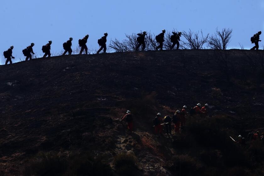 As Canyon fire winds down, heat wave bears down on Southern California