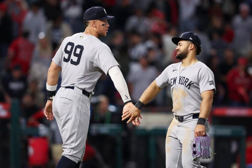 Angels offense remains quiet in shutout loss to Yankees