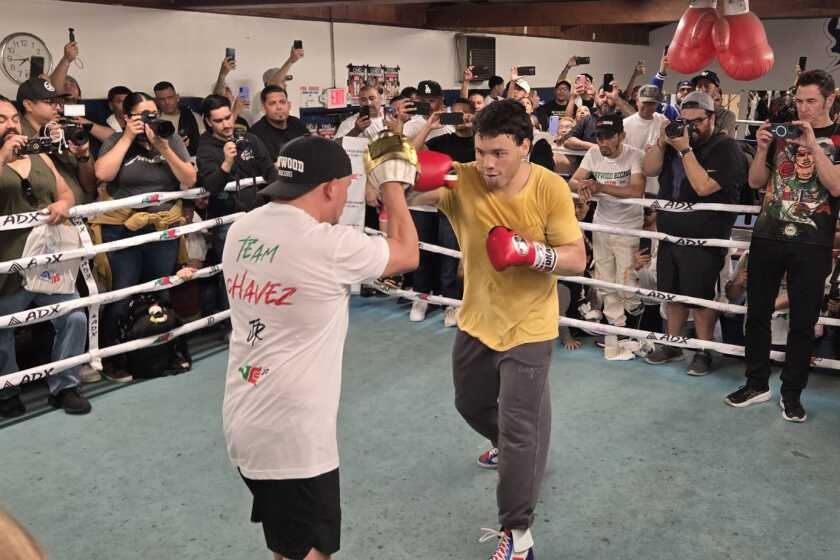Julio César Chávez Jr. defies fear and trains among the L.A. community affected by ICE raids