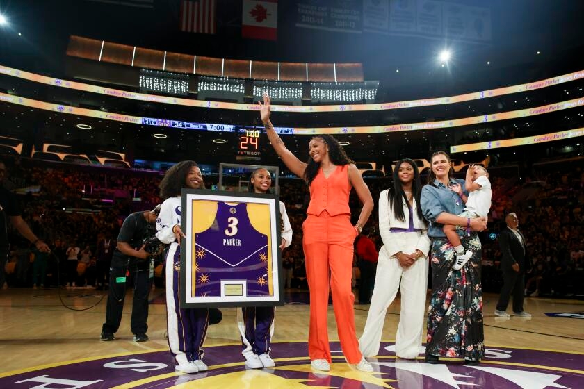 Plaschke: The Candace Curse was on full display in another Sparks debacle
