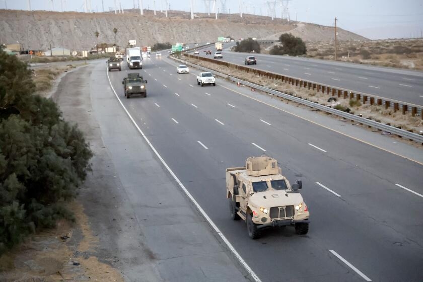 Marines on streets of L.A. bring peril, questions