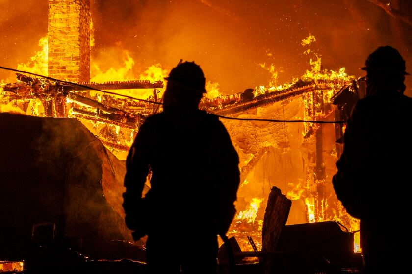 L.A. County had extra firefighters ready. How many were near Altadena?