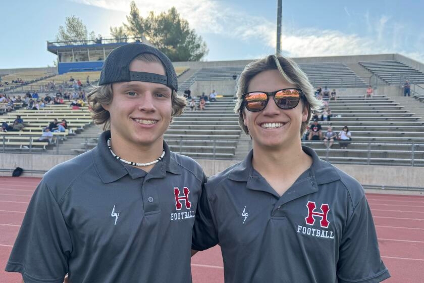 Prep talk: Frithsmith brothers lift Hart baseball after football contributions