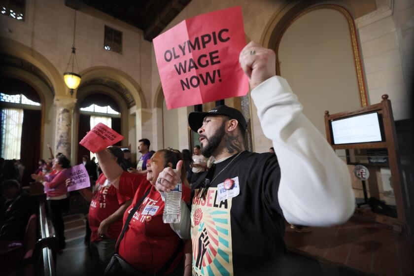 Businesses seek to overturn hotel and airport wage hikes by forcing a citywide election