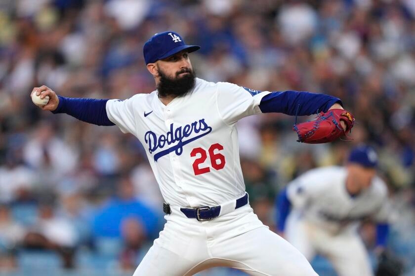 Dodgers place starting pitcher Tony Gonsolin on the injured list