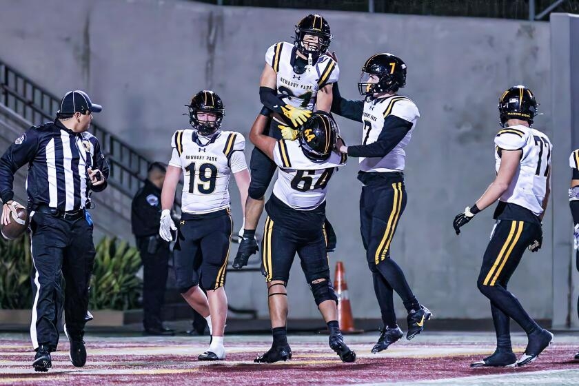 Standout receiver Shane Rosenthal of Newbury Park commits to UCLA