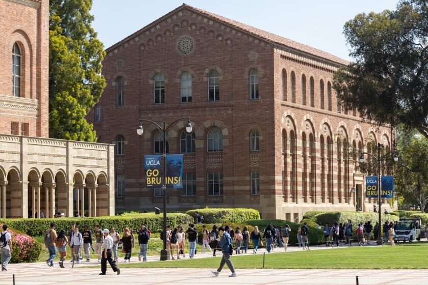 Hate crime suspect arrested at UCLA after police find stolen posters, stun gun