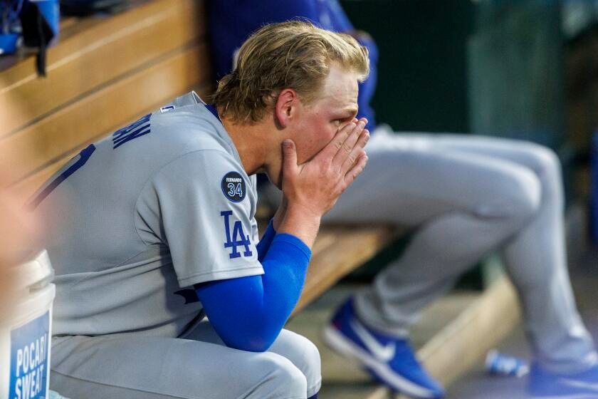 Walk-off loss to Angels puts Dodgers in first-place tie in NL West