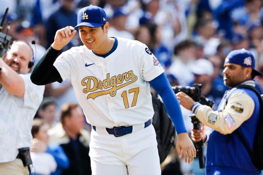 Anticipating birth of first child, Dodgers star Shohei Ohtani won't play vs. Rangers