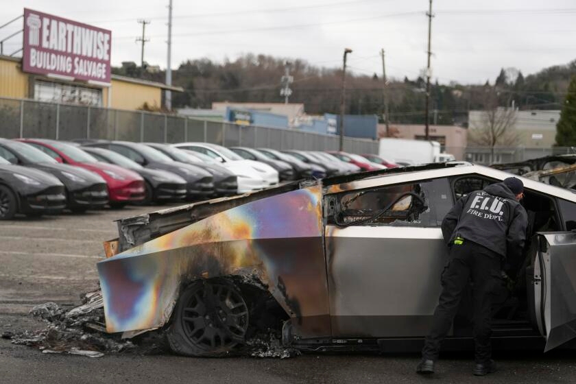 Telsa attacks mark a surreal twist in political violence as Musk divides America