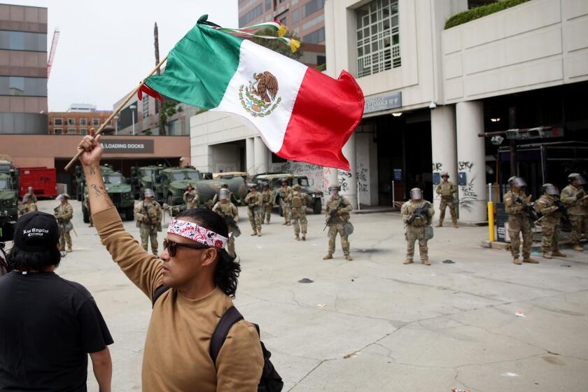 Whose L.A. will prevail? Trump's chaos or California officials' vision of lawful protests?